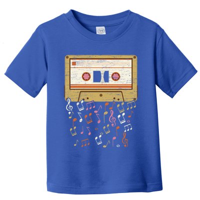 Cassette Tape Music Lover National Retro Day Cute Gift Toddler T-Shirt
