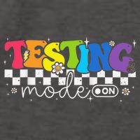 Cute Testing Mode On Testing Day Motivational Teacher Vector Backpack