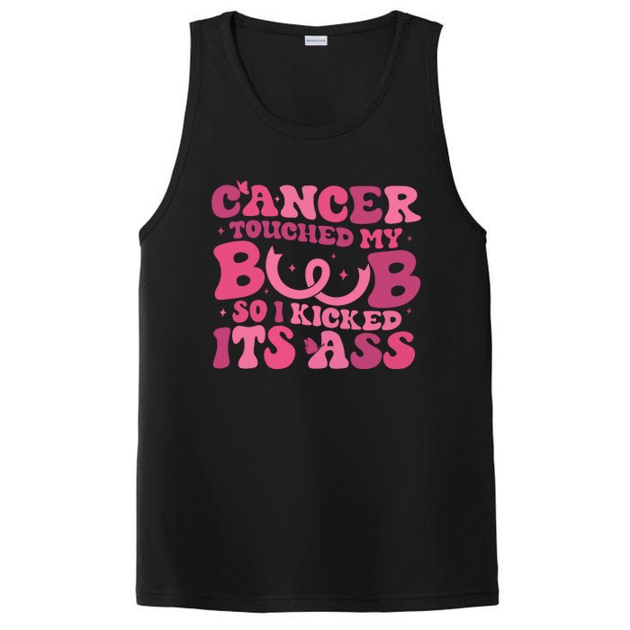 Cancer Touched My Boob So I Kicked Its Ass Cancer Awareness PosiCharge Competitor Tank