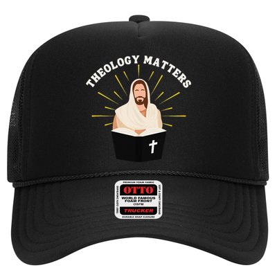 Cute Theology Matters Christian Retro Jesus Bible For Women Hat
