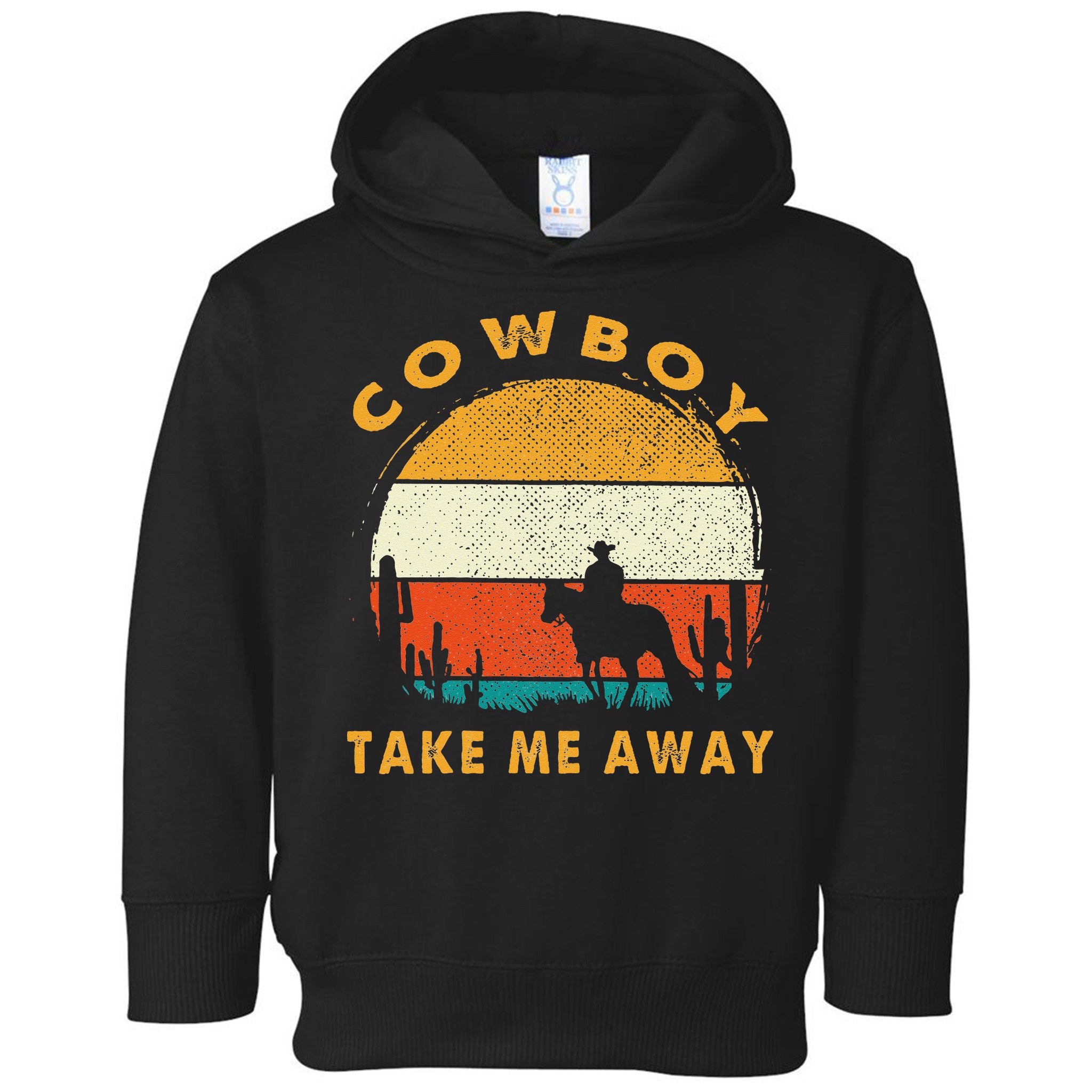 Cowboy Take Me Away S Vintage Country Music Toddler Hoodie