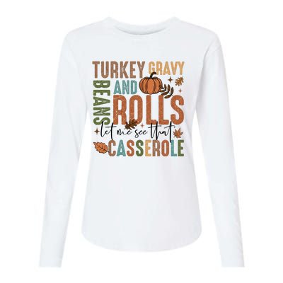 Cute Thanksgiving Mashup Womens Cotton Relaxed Long Sleeve T-Shirt