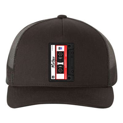 Cassette Tape Music Mix Audio 90s Party 80s Outfit Cassette Yupoong Adult 5-Panel Trucker Hat