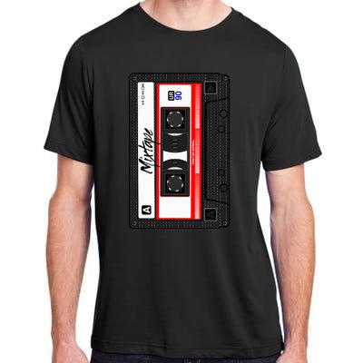 Cassette Tape Music Mix Audio 90s Party 80s Outfit Cassette Adult ChromaSoft Performance T-Shirt