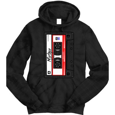 Cassette Tape Music Mix Audio 90s Party 80s Outfit Cassette Tie Dye Hoodie