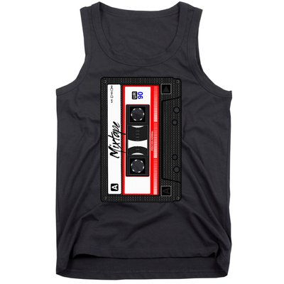 Cassette Tape Music Mix Audio 90s Party 80s Outfit Cassette Tank Top