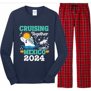 Cruising Together Mexico Vacation 2024 Cruise Ship Long Sleeve Pajama Set