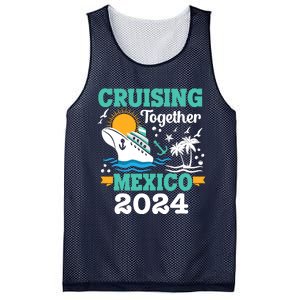 Cruising Together Mexico Vacation 2024 Cruise Ship Mesh Reversible Basketball Jersey Tank