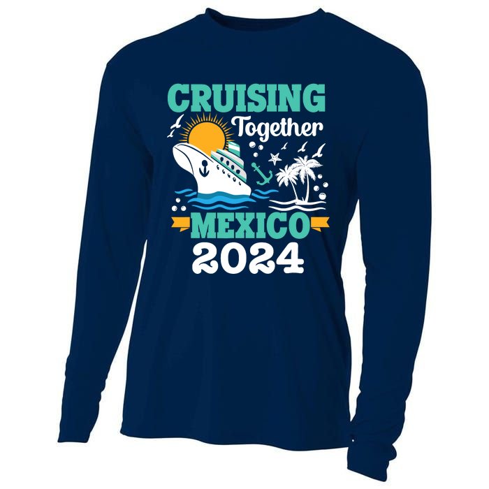 Cruising Together Mexico Vacation 2024 Cruise Ship Cooling Performance Long Sleeve Crew