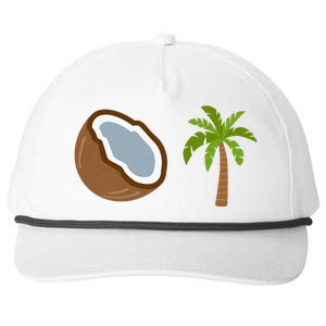 Coconut Tree Meme Patriotic Kamala Statement Usa Democrat Snapback Five-Panel Rope Hat