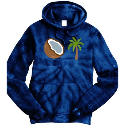 Coconut Tree Meme Patriotic Kamala Statement Usa Democrat Tie Dye Hoodie