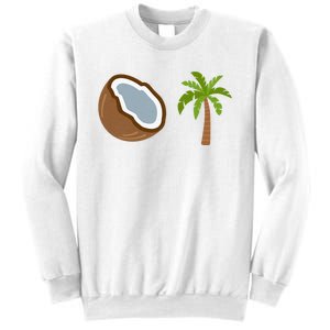 Coconut Tree Meme Patriotic Kamala Statement Usa Democrat Sweatshirt