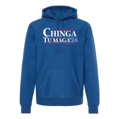 Chinga Tu Maga 24 Premium Hoodie