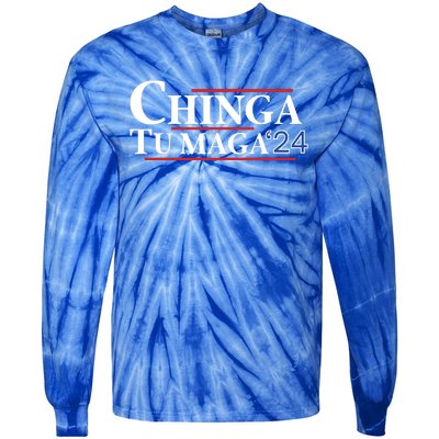 Chinga Tu Maga 24 Tie-Dye Long Sleeve Shirt