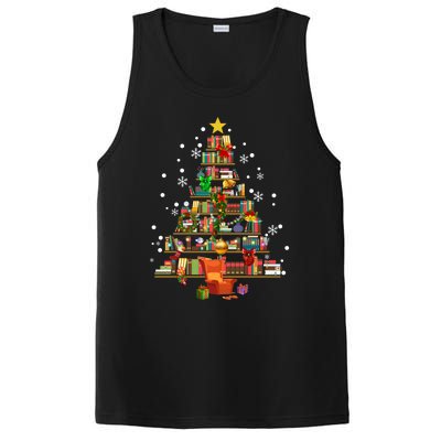 Christmas Tree Made Of Books Book Tree Bookworm Christmas Meaningful Gift PosiCharge Competitor Tank