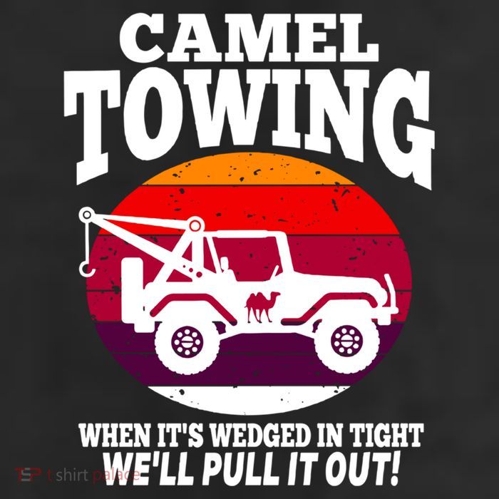 Camel Towing Meaningful Gift Funny Retro Camel Towing Funny Halloween Great Gift Cool Comfort Performance Bucket Hat