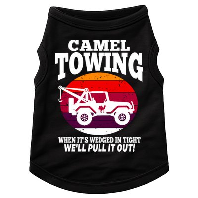 Camel Towing Meaningful Gift Funny Retro Camel Towing Funny Halloween Great Gift Doggie Tank