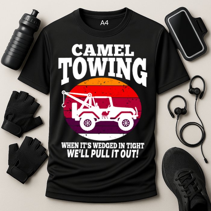 Camel Towing Meaningful Gift Funny Retro Camel Towing Funny Halloween Great Gift Performance Shirt