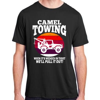 Camel Towing Meaningful Gift Funny Retro Camel Towing Funny Halloween Great Gift Adult ChromaSoft Performance T-Shirt