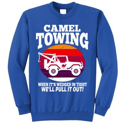 Camel Towing Meaningful Gift Funny Retro Camel Towing Funny Halloween Great Gift Sweatshirt