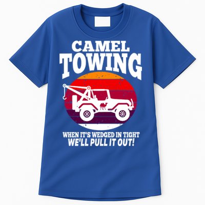 Camel Towing Meaningful Gift Funny Retro Camel Towing Funny Halloween Great Gift Tall T-Shirt