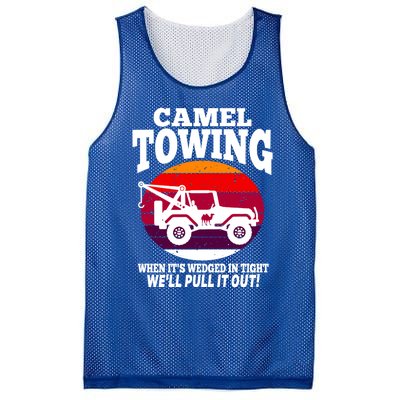 Camel Towing Meaningful Gift Funny Retro Camel Towing Funny Halloween Great Gift Mesh Reversible Basketball Jersey Tank