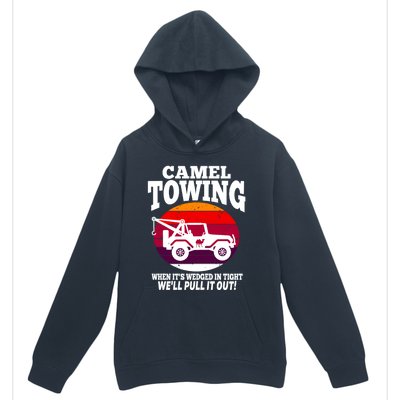 Camel Towing Meaningful Gift Funny Retro Camel Towing Funny Halloween Great Gift Urban Pullover Hoodie