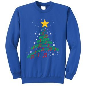 Christmas Tree Music Notes Musical Christmas Carols Songs Gift Sweatshirt