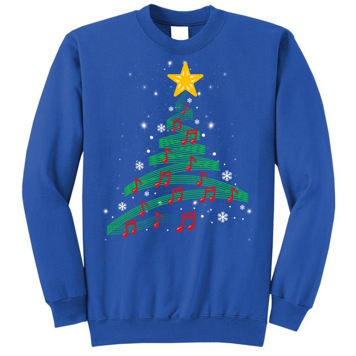 Christmas Tree Music Notes Musical Christmas Carols Songs Gift Sweatshirt