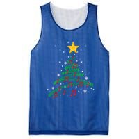 Christmas Tree Music Notes Musical Christmas Carols Songs Gift Mesh Reversible Basketball Jersey Tank