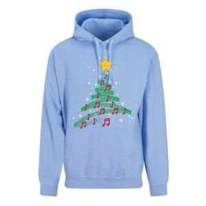 Christmas Tree Music Notes Musical Christmas Carols Songs Gift Unisex Surf Hoodie