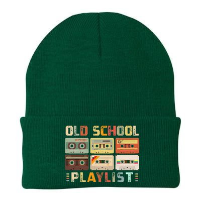 Cassette Tape Music 80s Retro Old School Playlist Knit Cap Winter Beanie