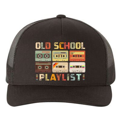 Cassette Tape Music 80s Retro Old School Playlist Yupoong Adult 5-Panel Trucker Hat