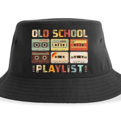 Cassette Tape Music 80s Retro Old School Playlist Sustainable Bucket Hat