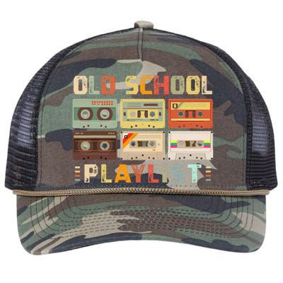 Cassette Tape Music 80s Retro Old School Playlist Retro Rope Trucker Hat Cap