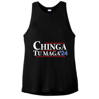 Chinga Tu Maga 24 Ladies PosiCharge Tri-Blend Wicking Tank