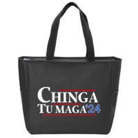 Chinga Tu Maga 24 Zip Tote Bag