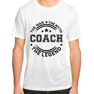 Coach The Man The Myth The Legend Men Coach Gift Adult ChromaSoft Performance T-Shirt