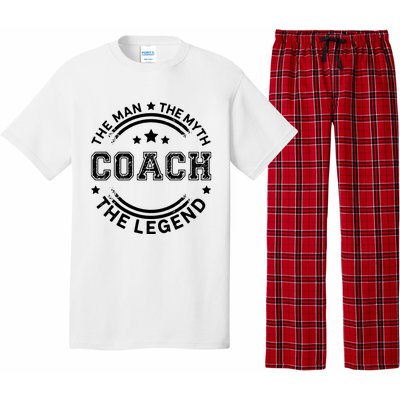 Coach The Man The Myth The Legend Men Coach Gift Pajama Set