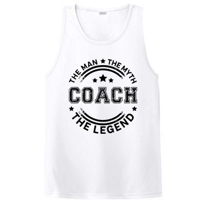 Coach The Man The Myth The Legend Men Coach Gift PosiCharge Competitor Tank