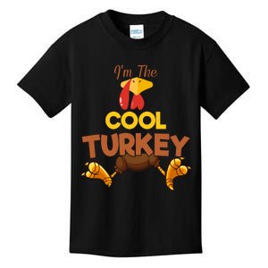 Cool Turkey Matching Family Group Thanksgiving Gifts  Kids T-Shirt