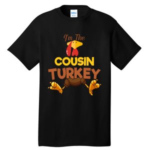 Cousin Turkey Matching Family Group Thanksgiving Gifts  Tall T-Shirt