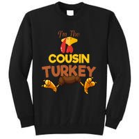 Cousin Turkey Matching Family Group Thanksgiving Gifts  Tall Sweatshirt