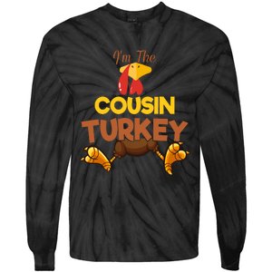 Cousin Turkey Matching Family Group Thanksgiving Gifts  Tie-Dye Long Sleeve Shirt