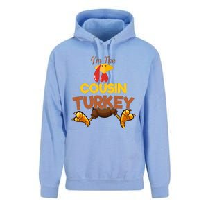 Cousin Turkey Matching Family Group Thanksgiving Gifts  Unisex Surf Hoodie