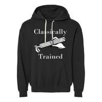 Classically Trained Mechanical Analog Calculator Slide Rule Garment-Dyed Fleece Hoodie