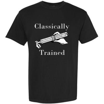 Classically Trained Mechanical Analog Calculator Slide Rule Garment-Dyed Heavyweight T-Shirt