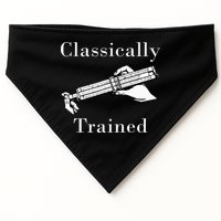 Classically Trained Mechanical Analog Calculator Slide Rule USA-Made Doggie Bandana