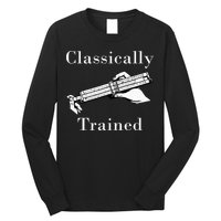 Classically Trained Mechanical Analog Calculator Slide Rule Long Sleeve Shirt