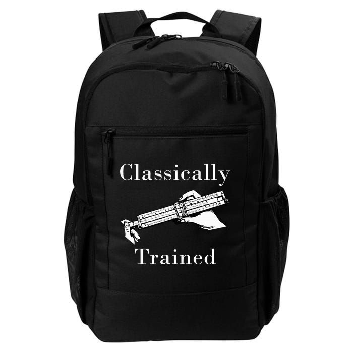 Classically Trained Mechanical Analog Calculator Slide Rule Backpack